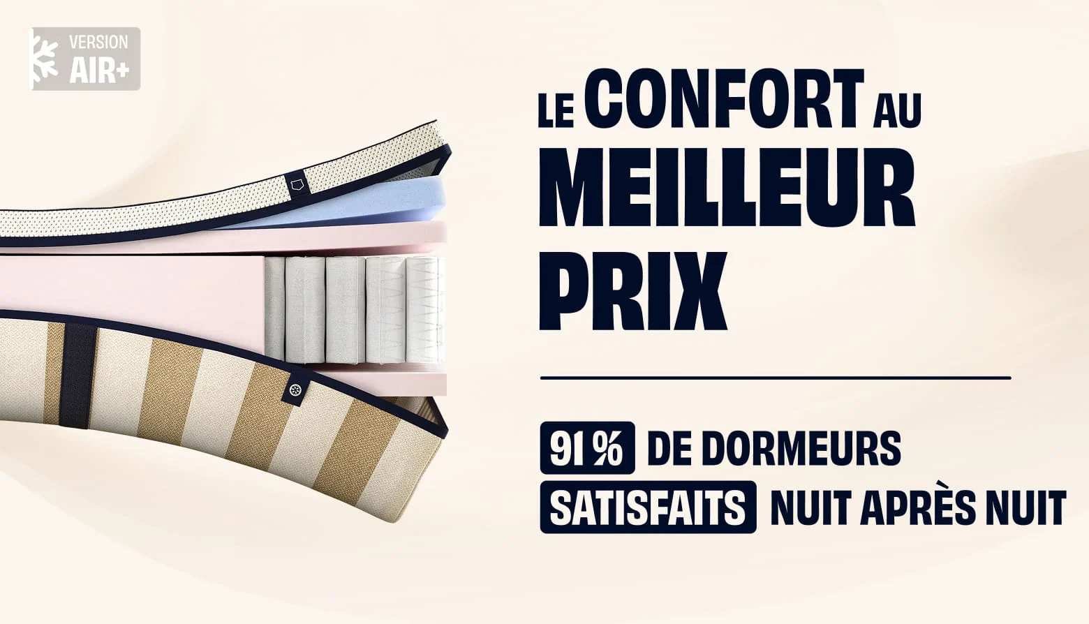 Matelas Hybride Hybride Air+